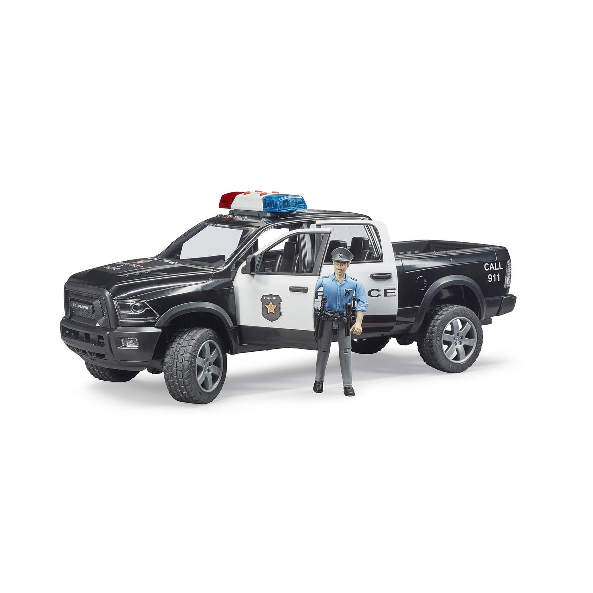 ram 2500 polizia con poliziotto