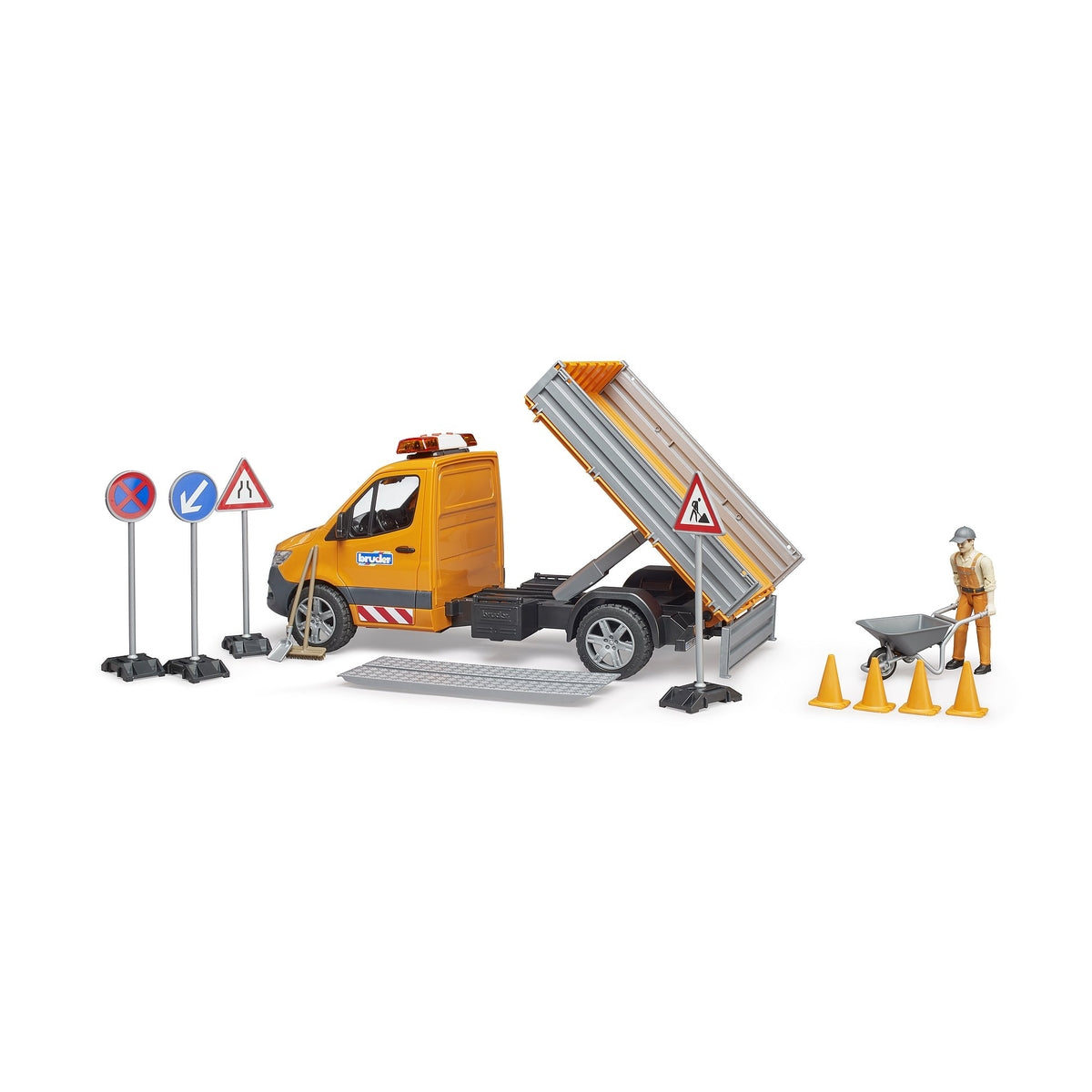 mb sprinter lavori stradali con personaggio e accessori