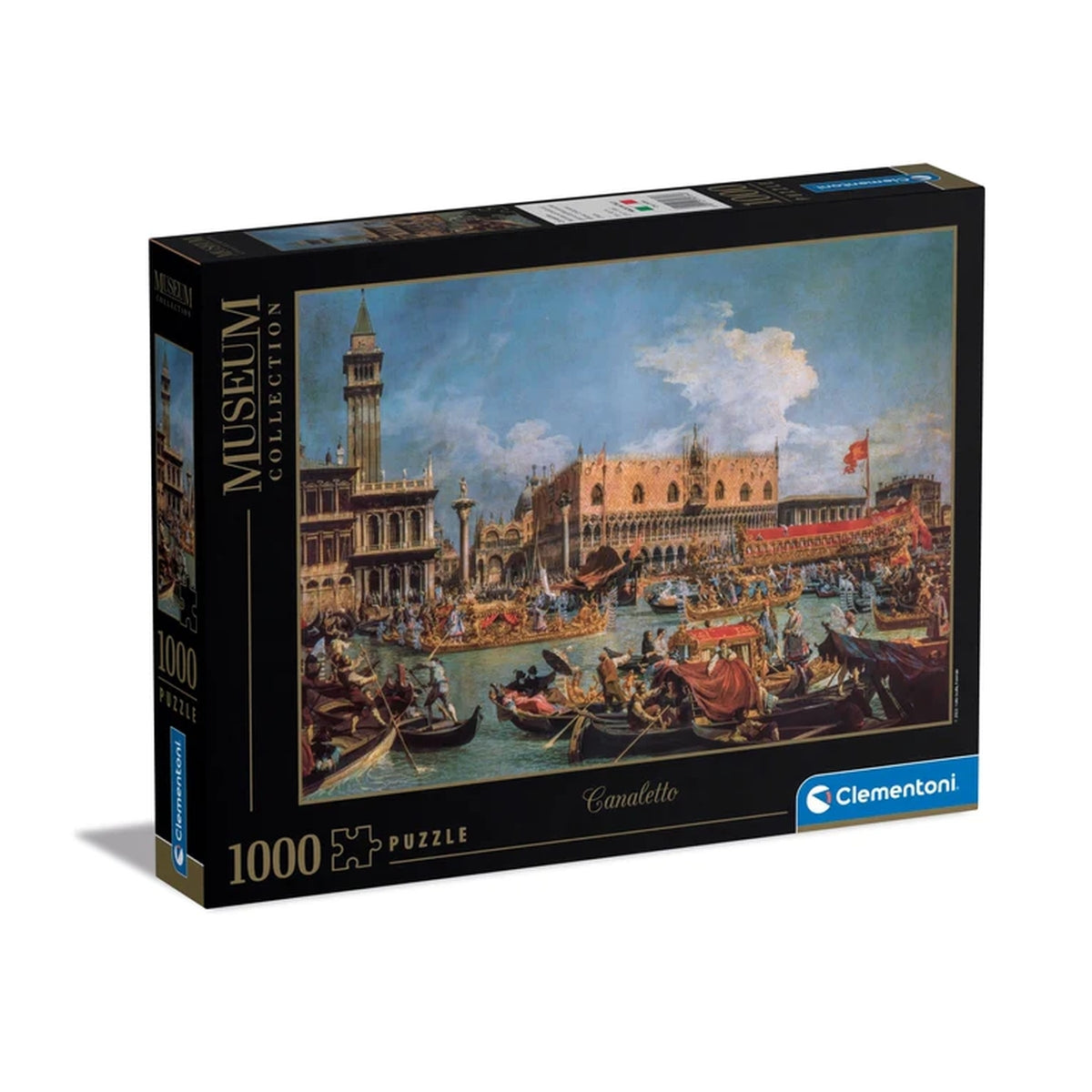 the return of the molo on ascension day (canaletto) - museum collection - puzzle 1000 pezzi