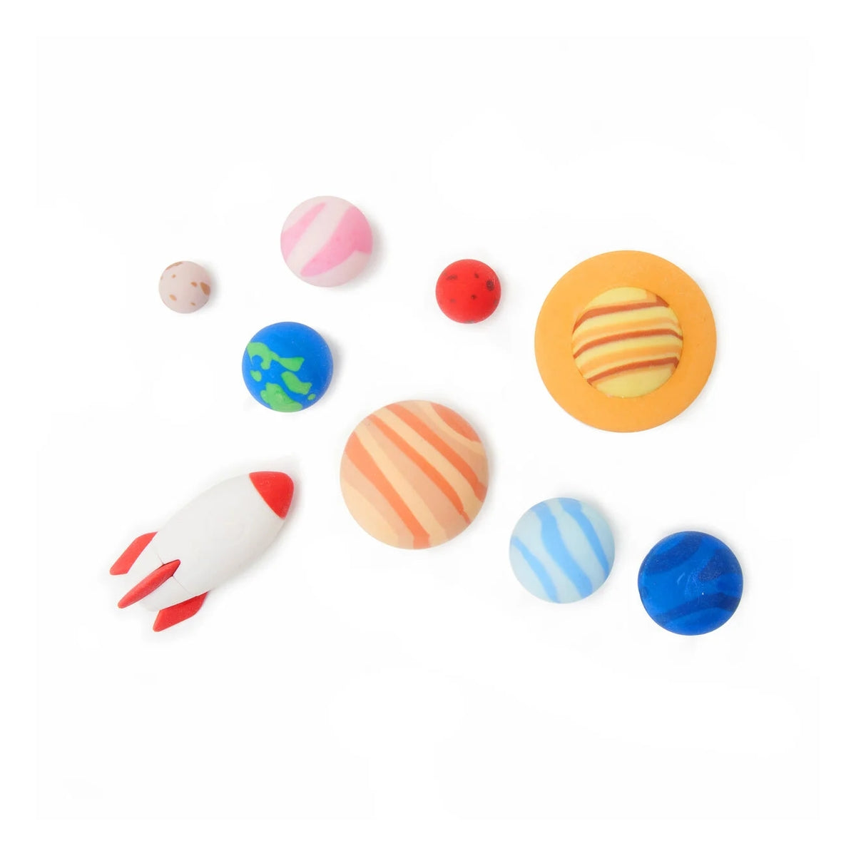 solar system - set di 9 gomme