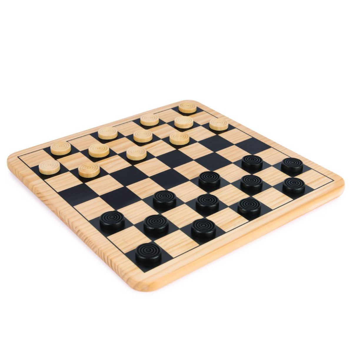 dama, scacchi e tris in legno