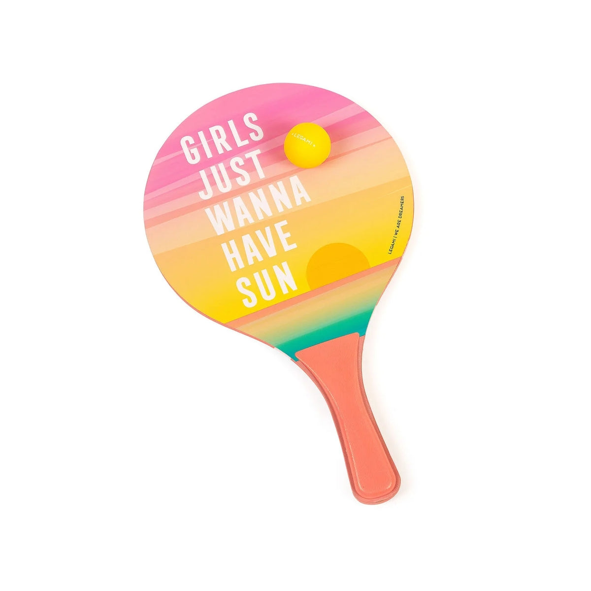 racchettoni da spiaggia - good vibes - tramonto