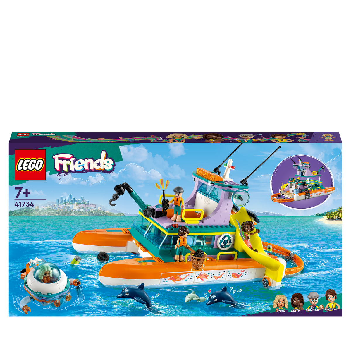 LEGO Friends 41734 catamarano di salvataggio