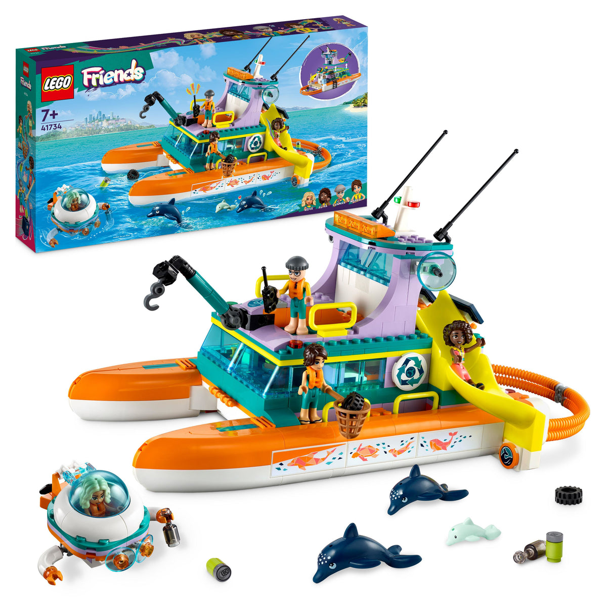 LEGO Friends 41734 catamarano di salvataggio