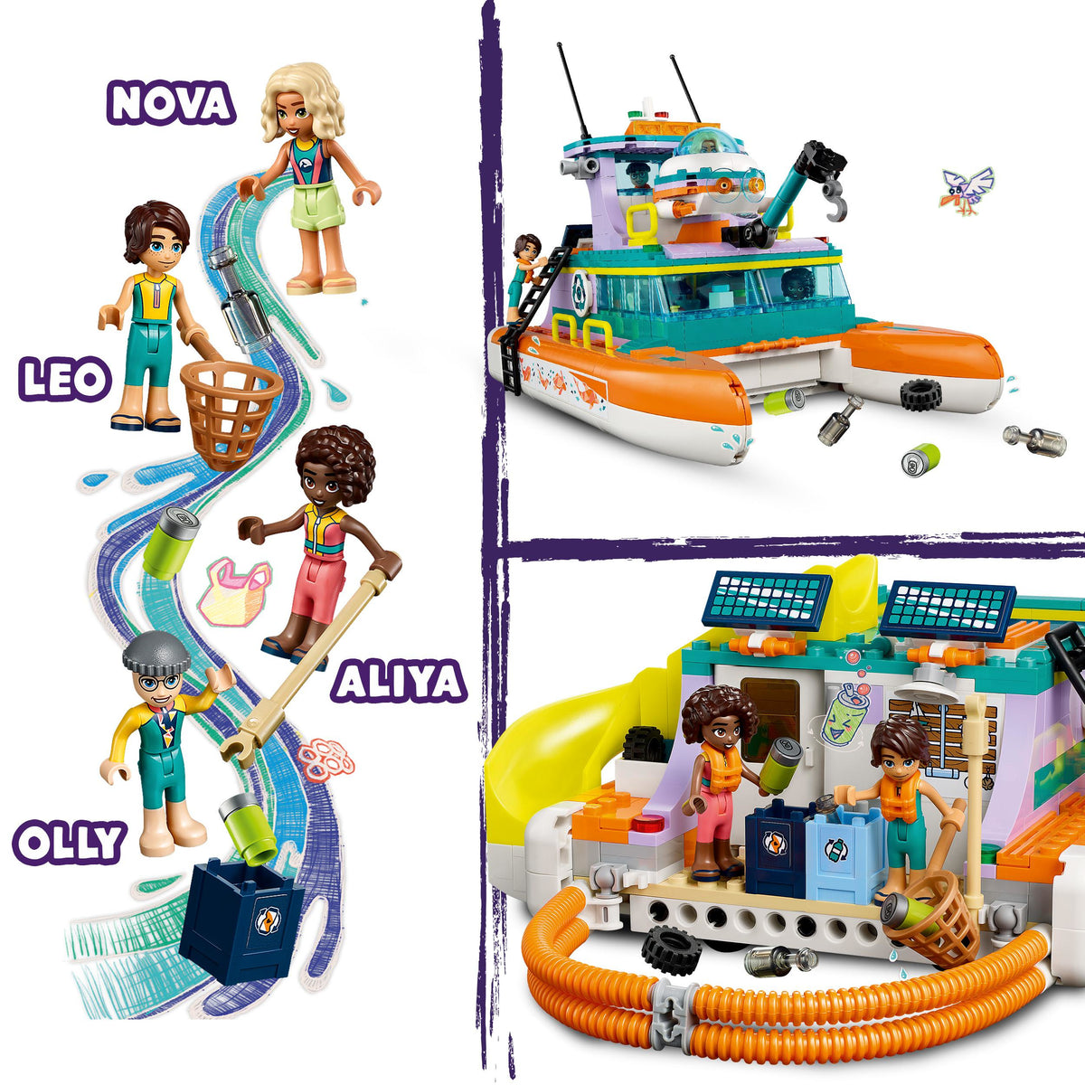 LEGO Friends 41734 catamarano di salvataggio