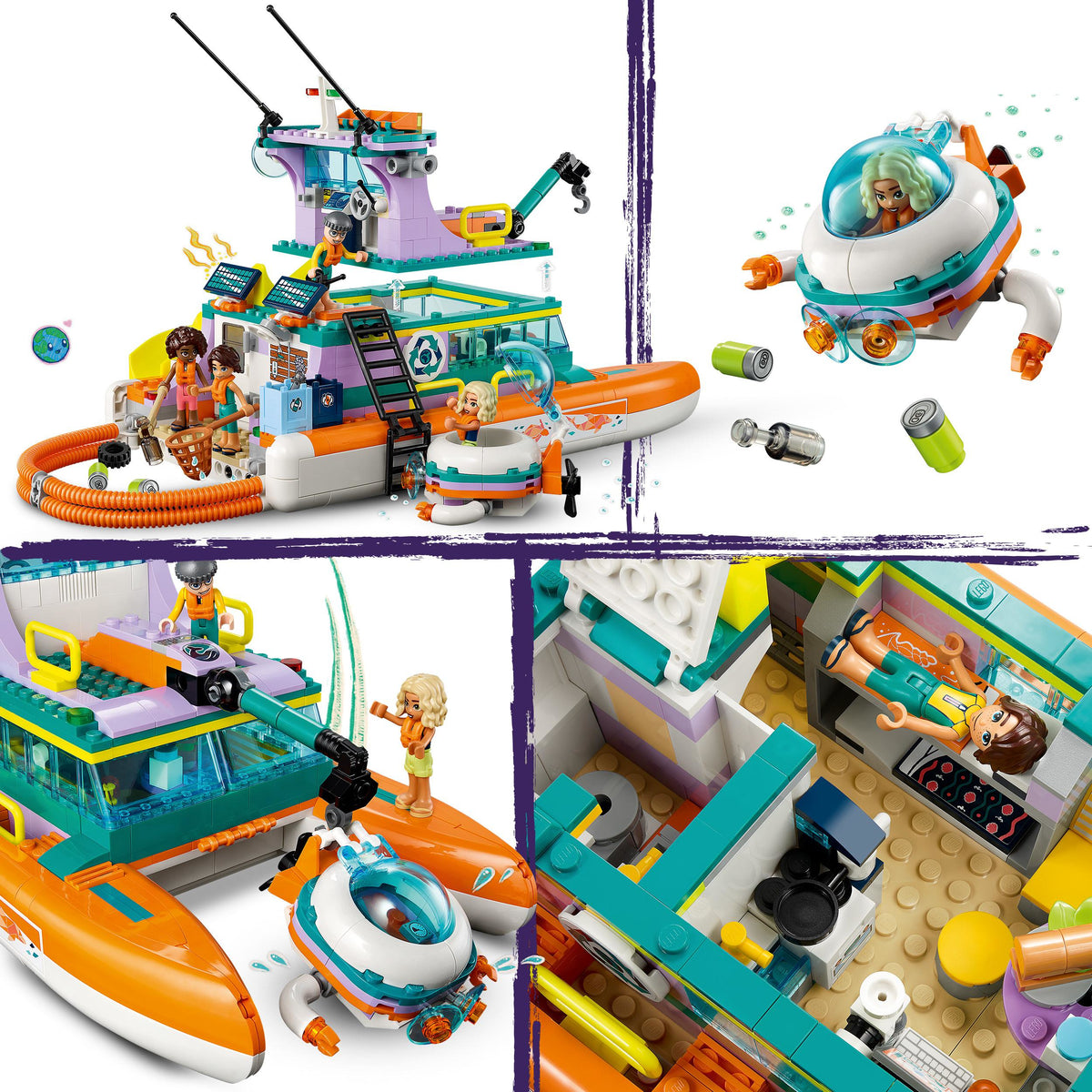 LEGO Friends 41734 catamarano di salvataggio