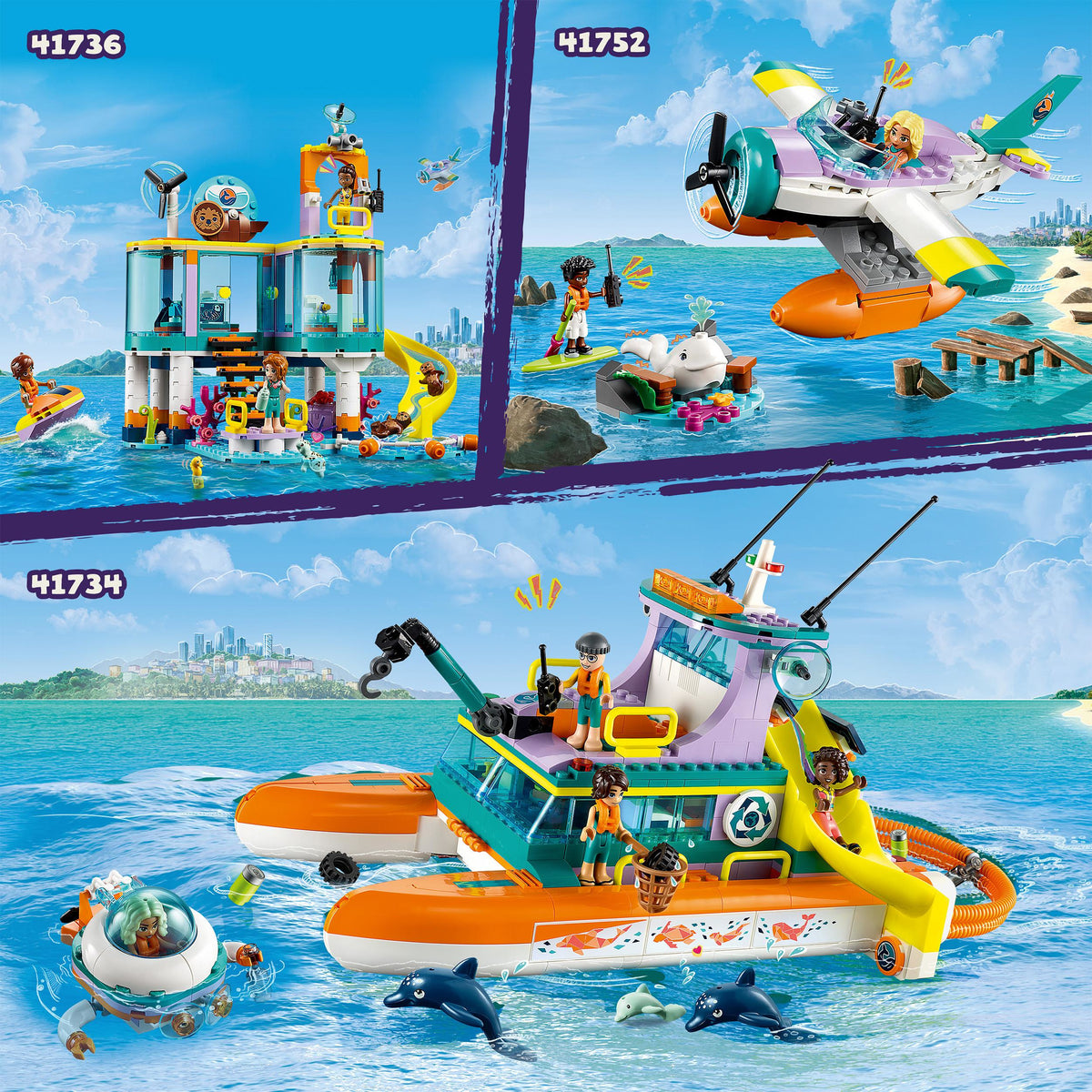 LEGO Friends 41734 catamarano di salvataggio