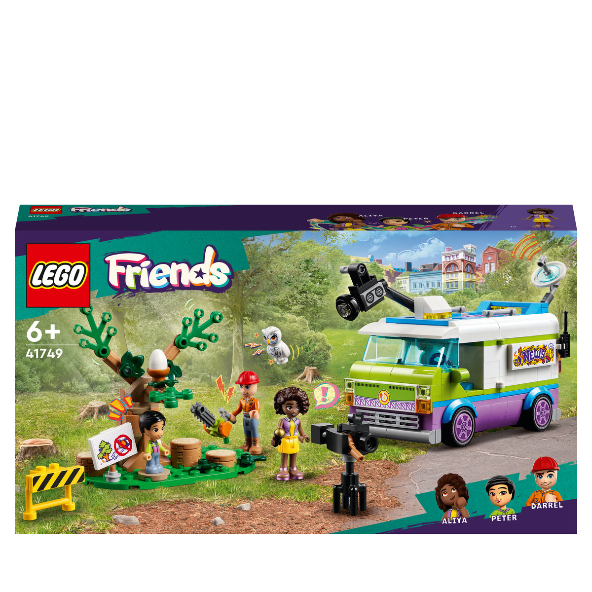LEGO Friends 41749 furgone della troupe televisiva