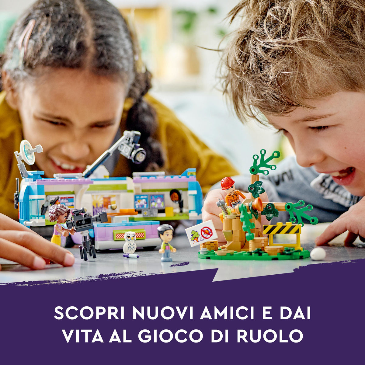 LEGO Friends 41749 furgone della troupe televisiva