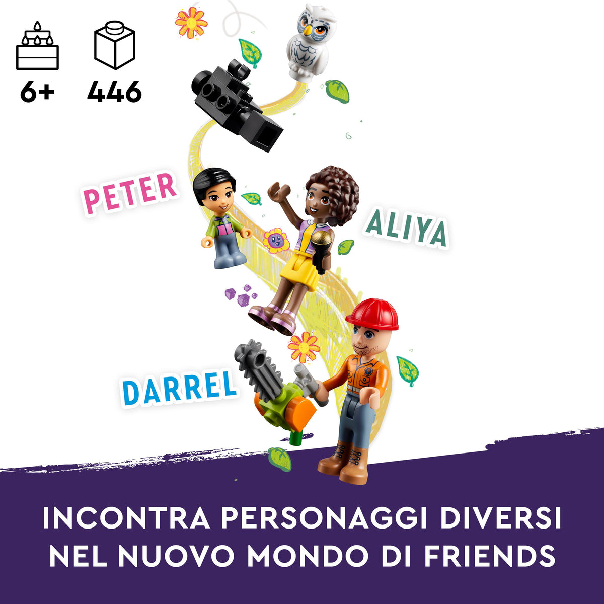 LEGO Friends 41749 furgone della troupe televisiva