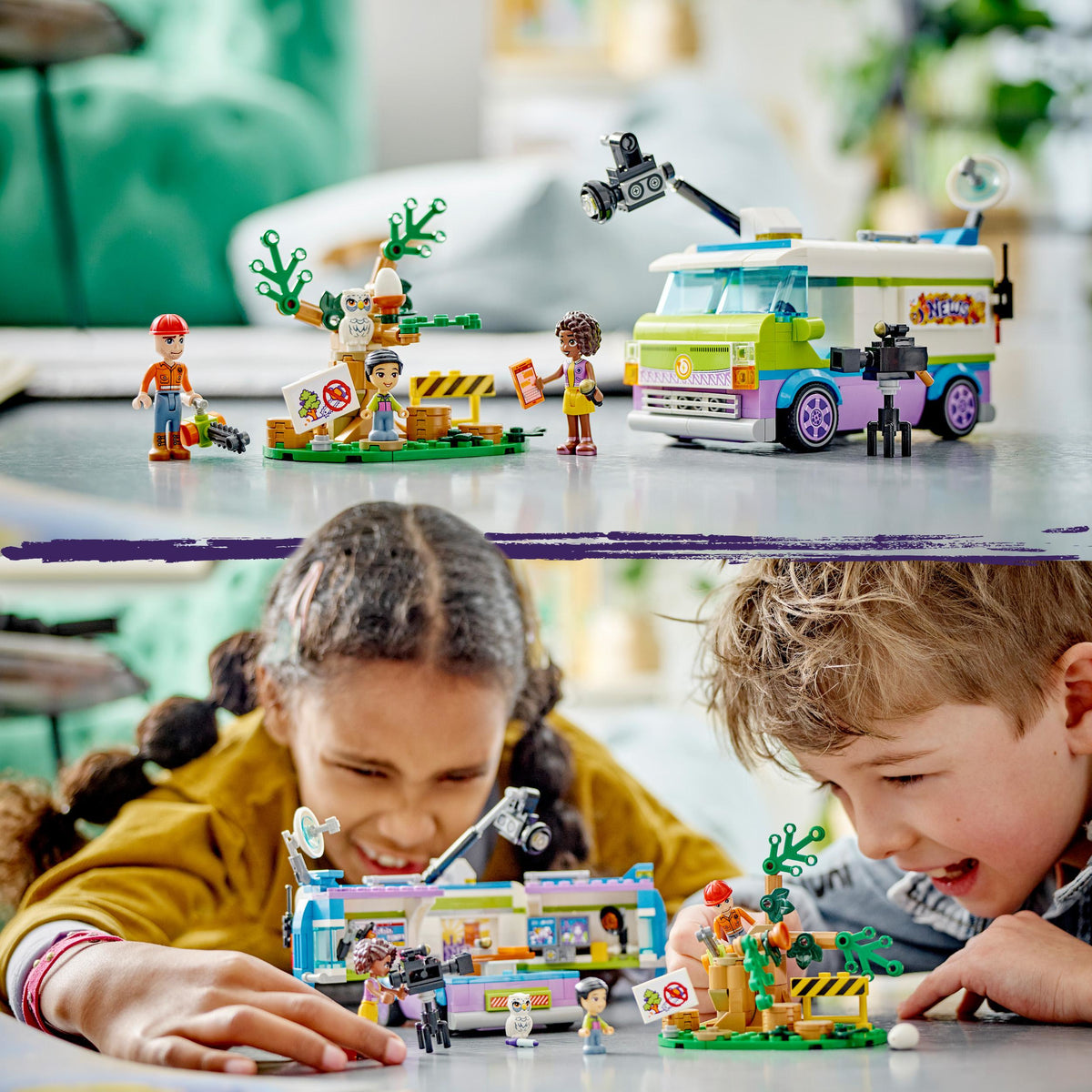LEGO Friends 41749 furgone della troupe televisiva