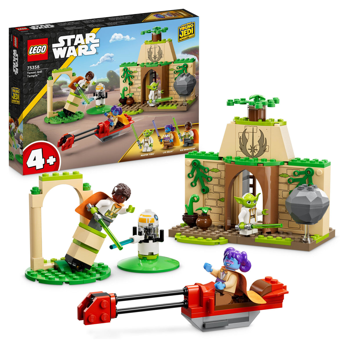 LEGO Star Wars 75358 tempio jedi su tenoo