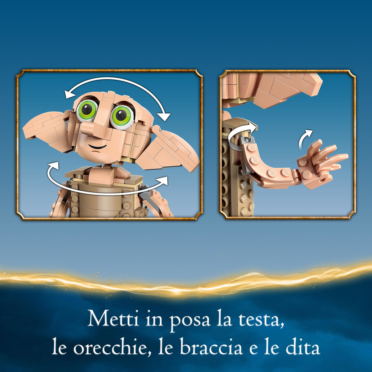 LEGO Harry Potter 76421 dobby, l’elfo domestico