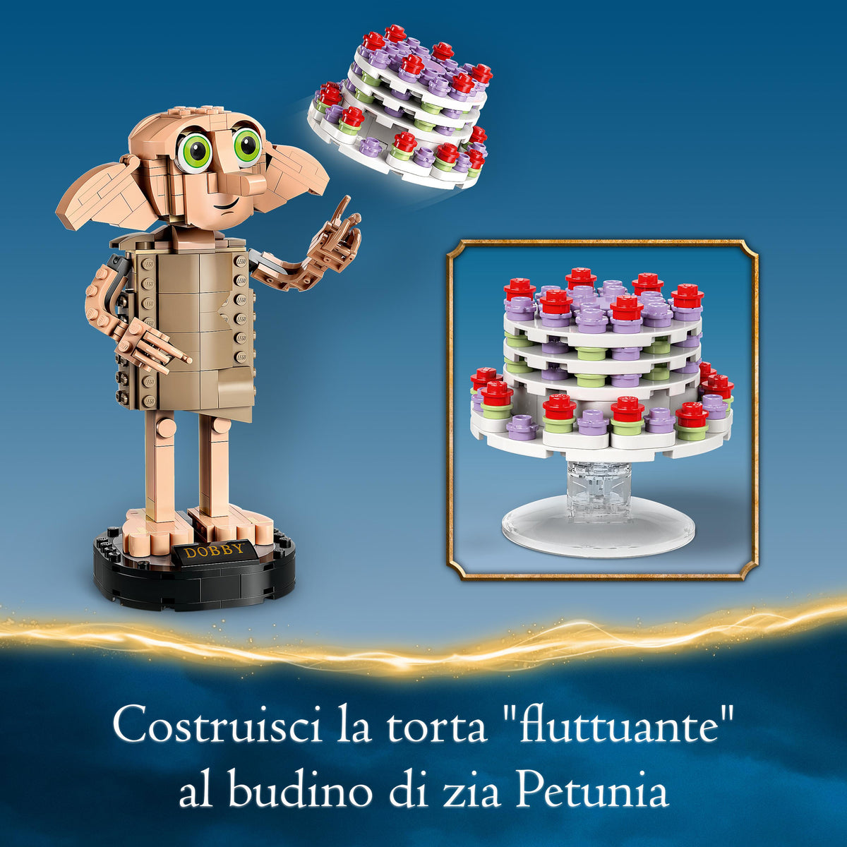 LEGO Harry Potter 76421 dobby, l’elfo domestico