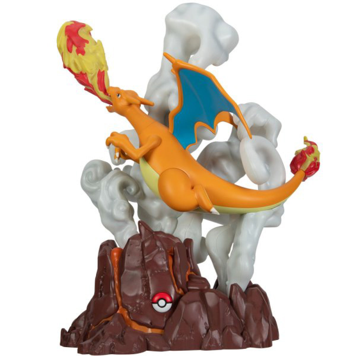 pokemon - select - deluxe collector statue 33cm - charizard con effetti luminosi