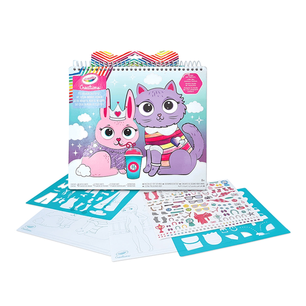 creations - pet fashion sketch set