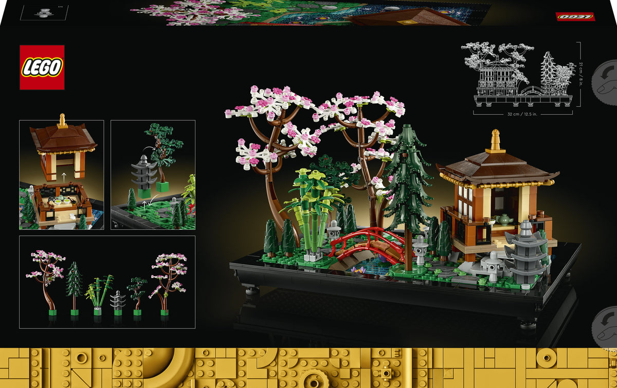 LEGO Icons 10315 Icons 10315 Il Giardino Tranquillo, Kit Giardino Botanico Zen per Adulti con Fiori di Loto, Regalo per Donna e Uomo