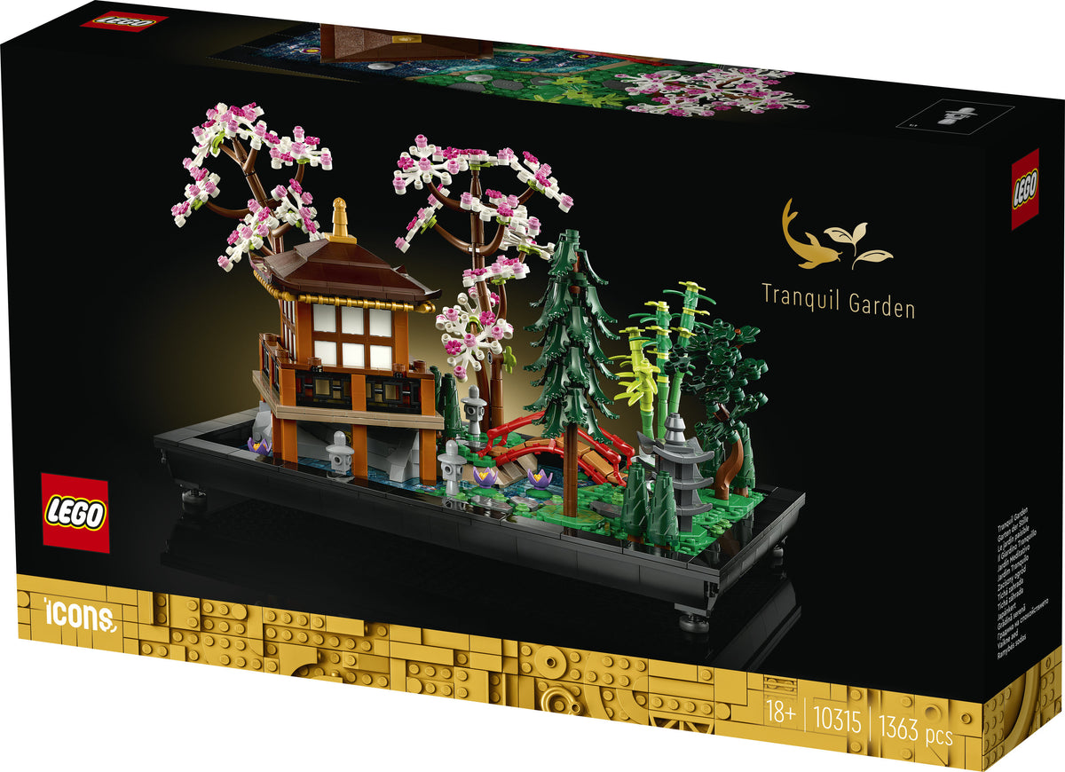 10315 - Icons 10315 Il Giardino Tranquillo, Kit Giardino Botanico Zen per Adulti con Fiori di Loto, Regalo per Donna e Uomo