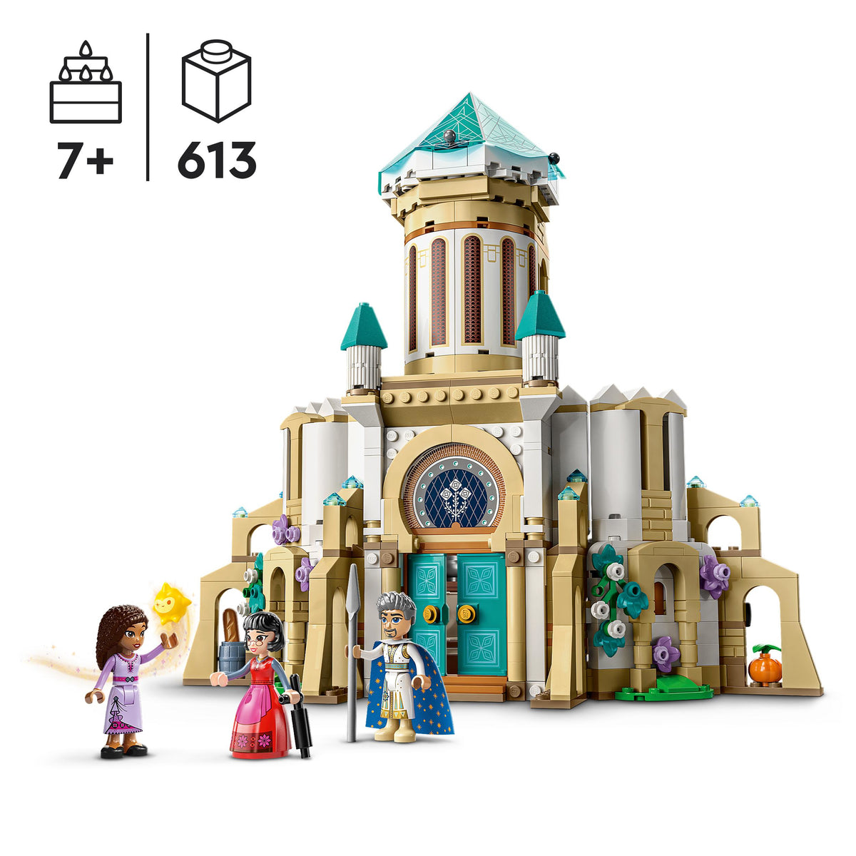 LEGO Disney Princess 43224 il castello di re magnifico