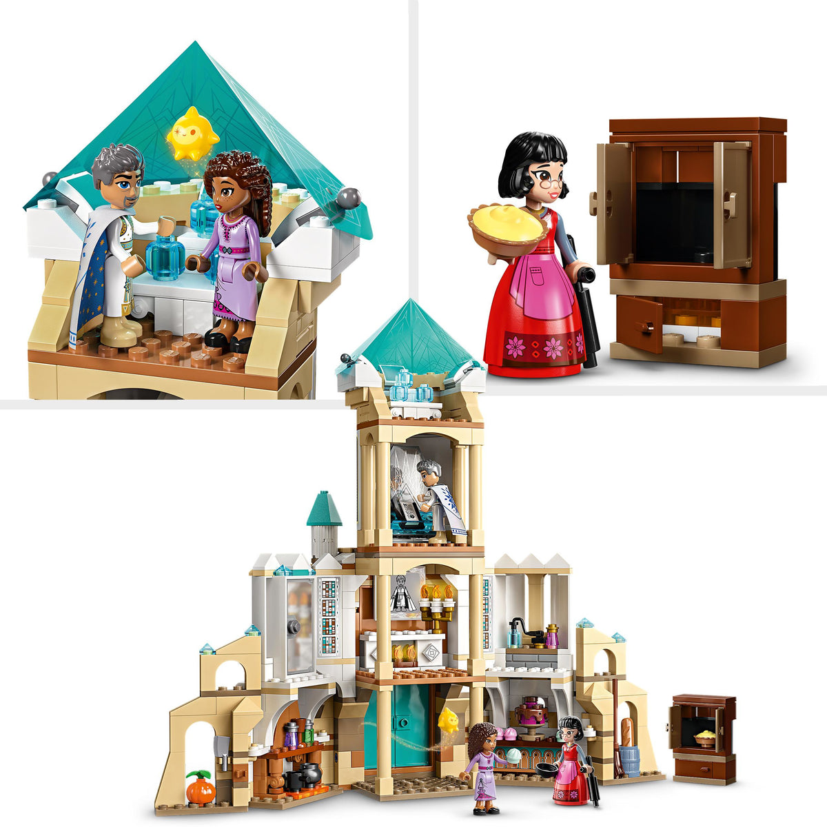 LEGO Disney Princess 43224 il castello di re magnifico