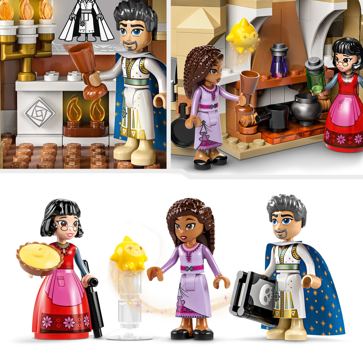 LEGO Disney Princess 43224 il castello di re magnifico