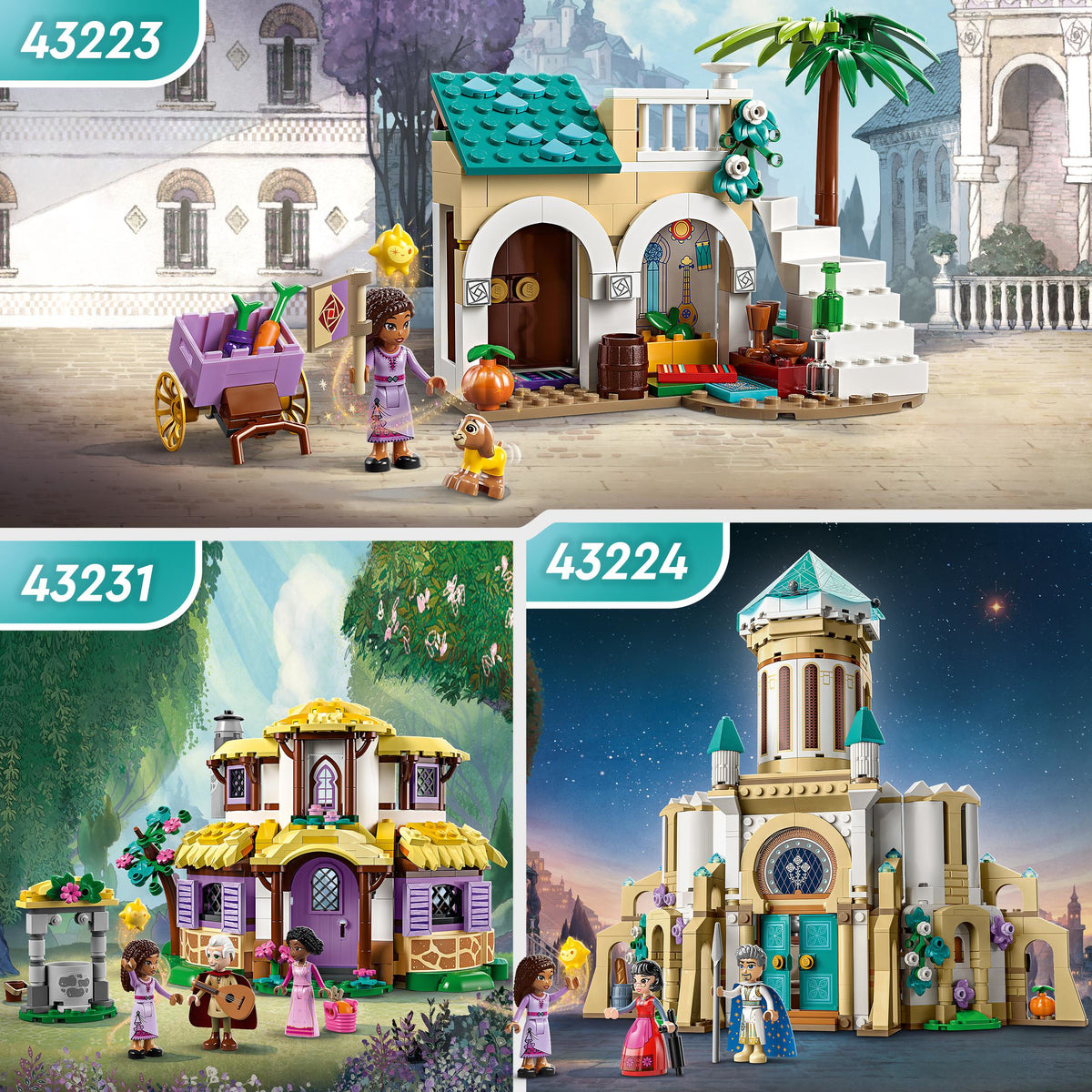 LEGO Disney Princess 43224 il castello di re magnifico