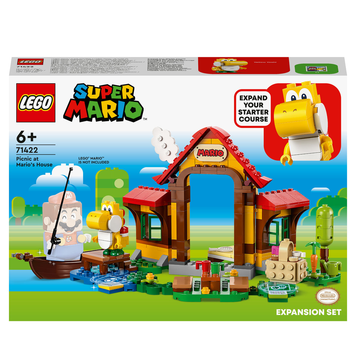 LEGO Super Mario 71422 pack di espansione picnic alla casa di mario