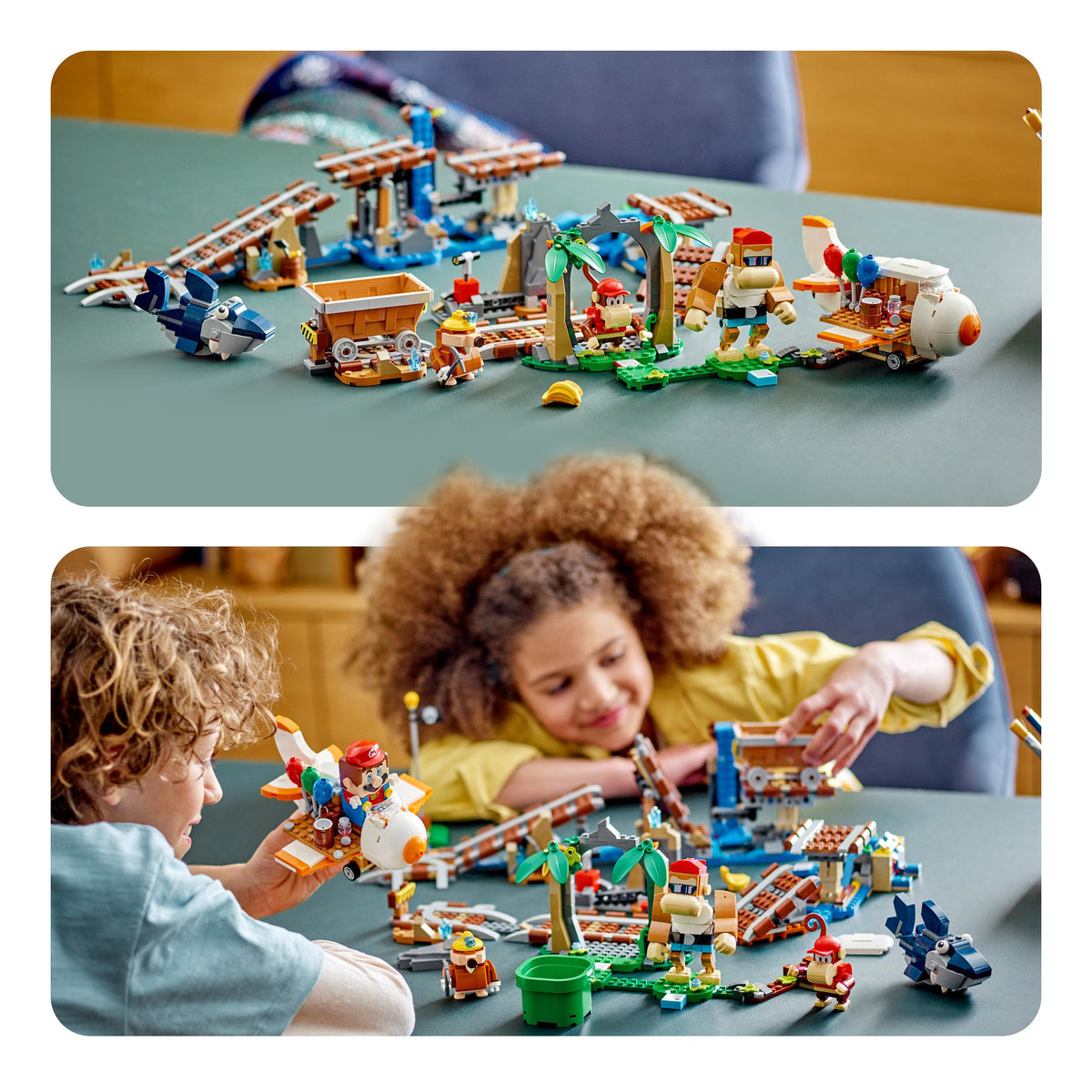 LEGO Super Mario 71425 pack di espansione corsa nella miniera di diddy kong