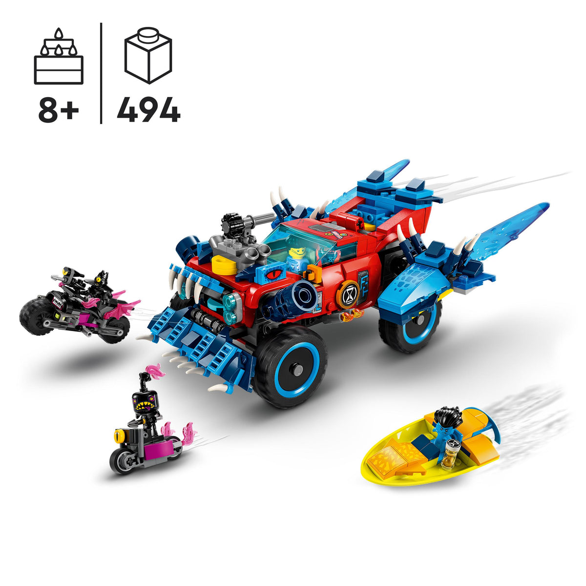 LEGO Dreamzzz 71458 auto-coccodrillo