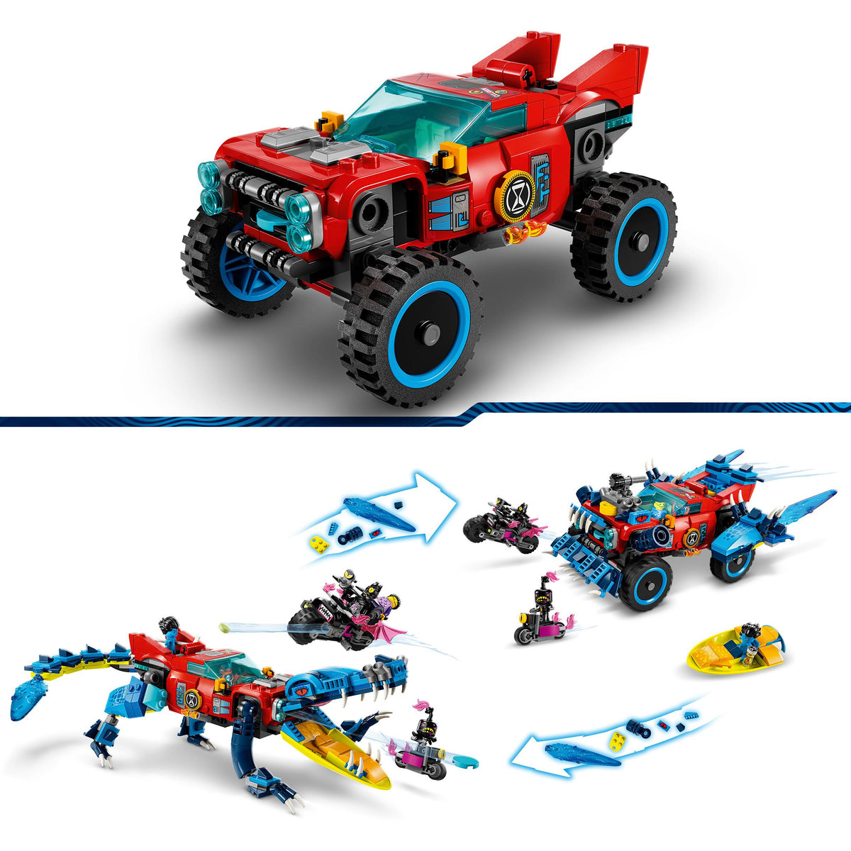 LEGO Dreamzzz 71458 auto-coccodrillo