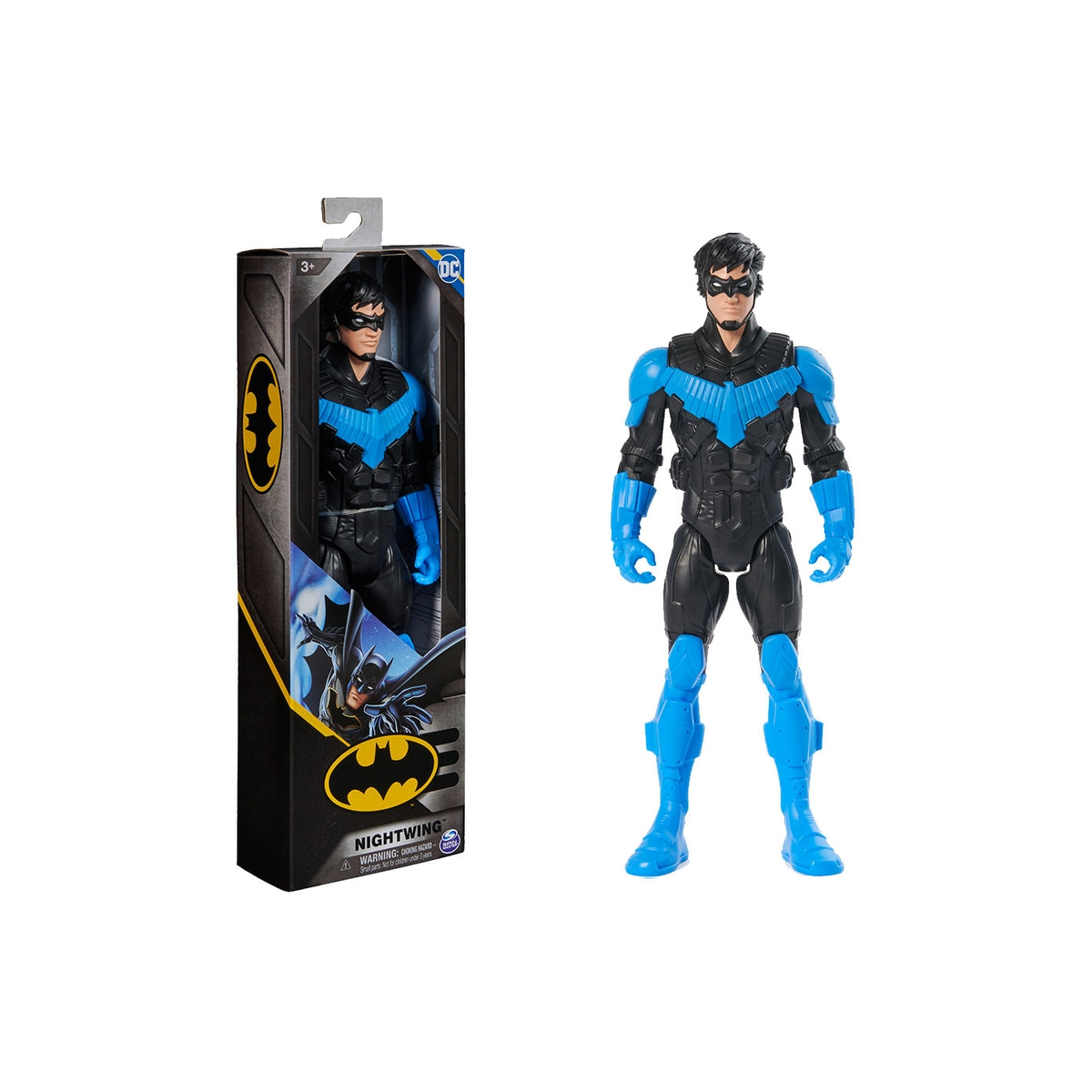 dc comics - nightwing con armatura - personaggio snodabile 30cm