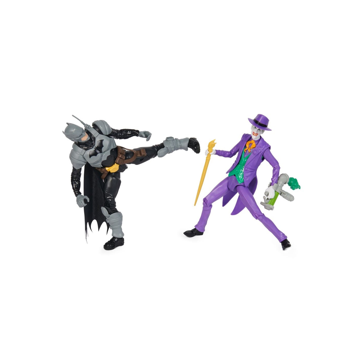 dc comics - batman adventures - battle pack batman vs joker - personaggio snodabile 30cm