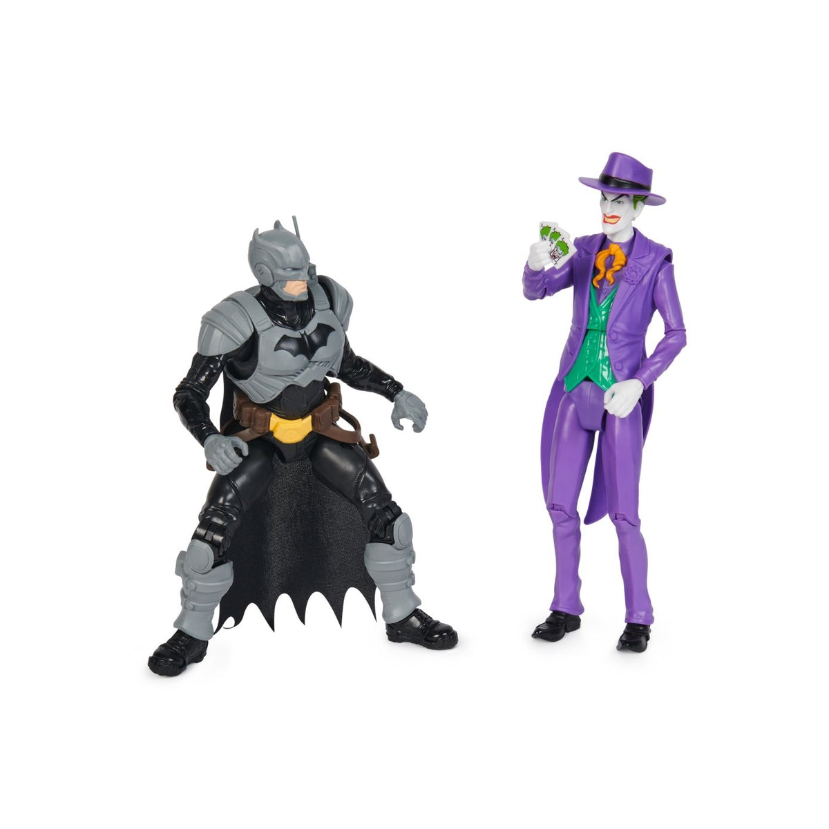 dc comics - batman adventures - battle pack batman vs joker - personaggio snodabile 30cm