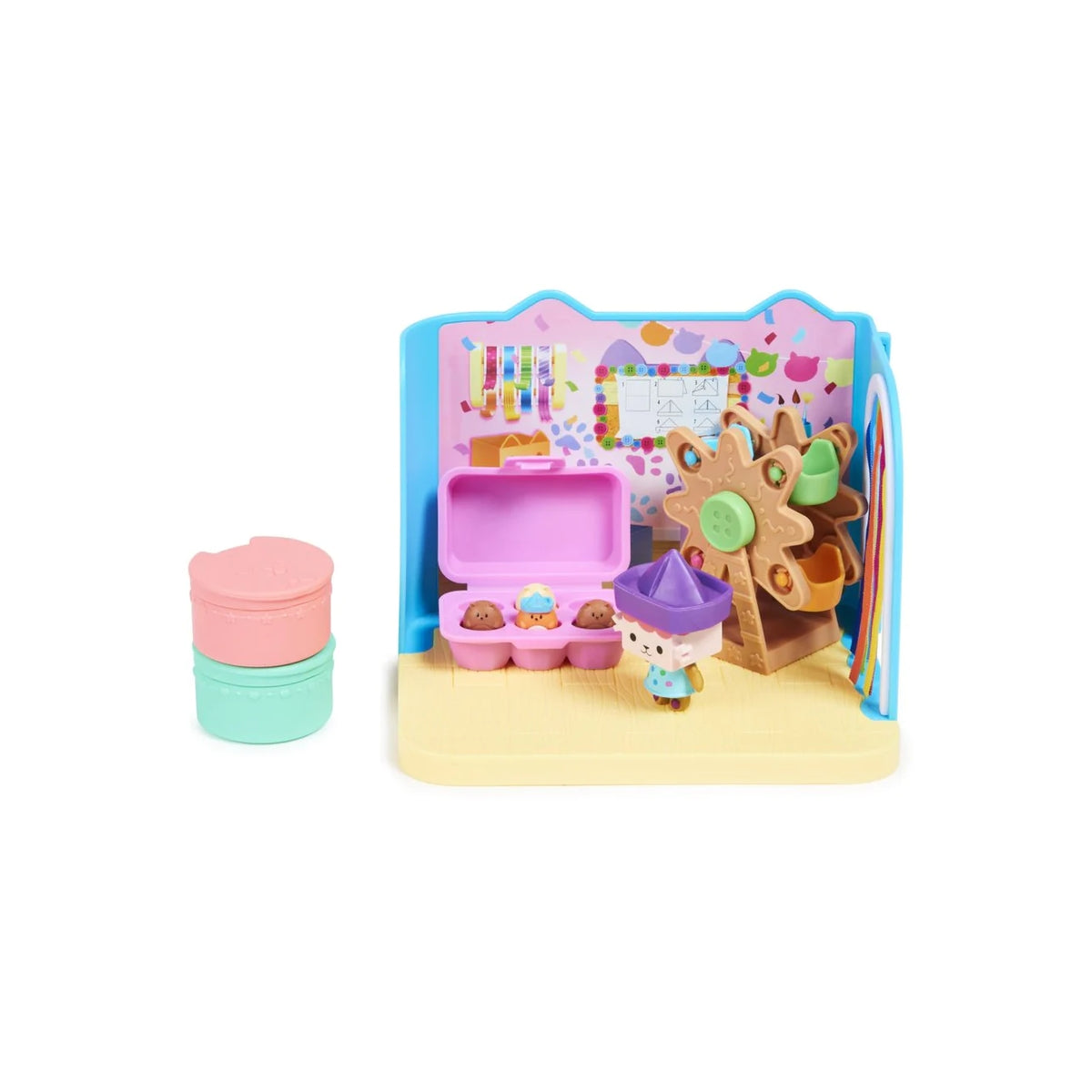 gabby's dollhouse - lo studio d'arte con baby box