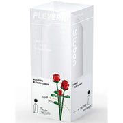 rose rosse con vaso - 254 pezzi