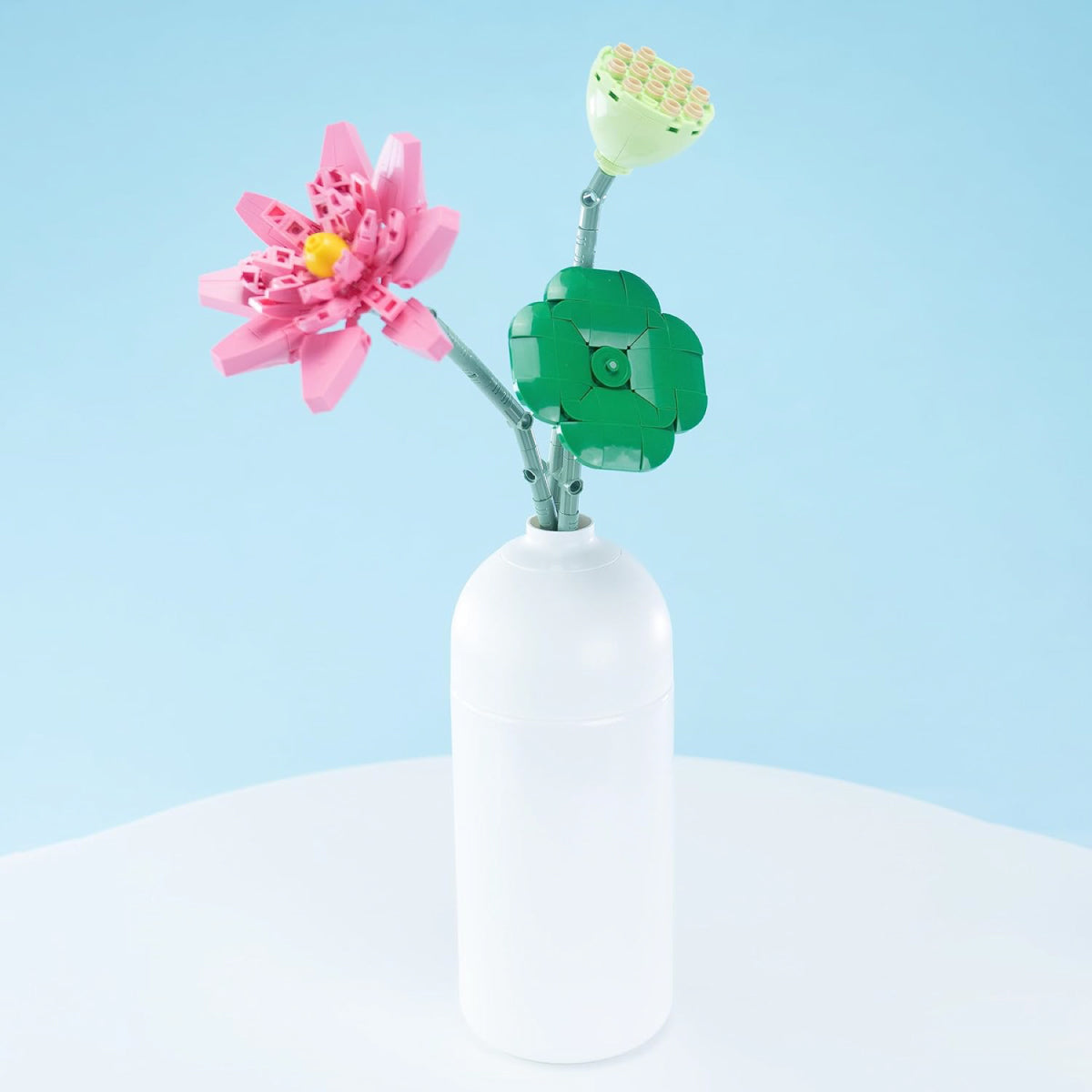 fiore di loto con vaso - 254 pezzi