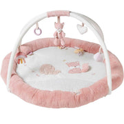 tappeto pouf attività con archi pomme & alice - 90x90cm