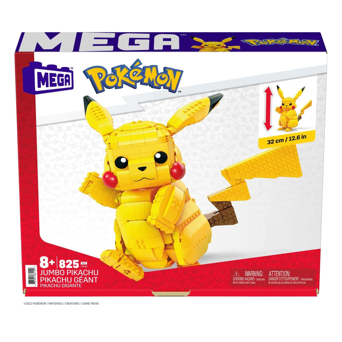 mega pokémon - pikachu gigante - 825pz