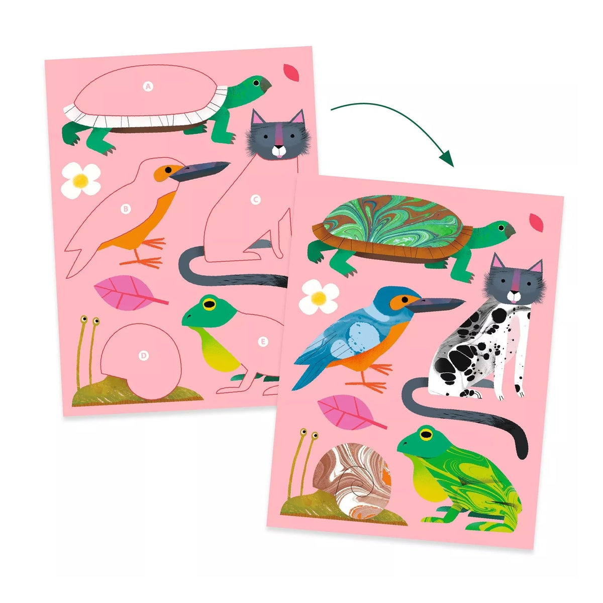 colorful - carta da marmorizzare