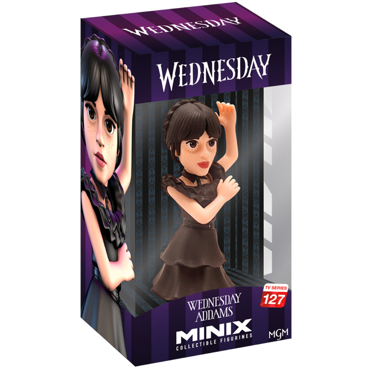 wednesday - mercoledì con vestito da ballo - tv series 127 - minix collectible figurines
