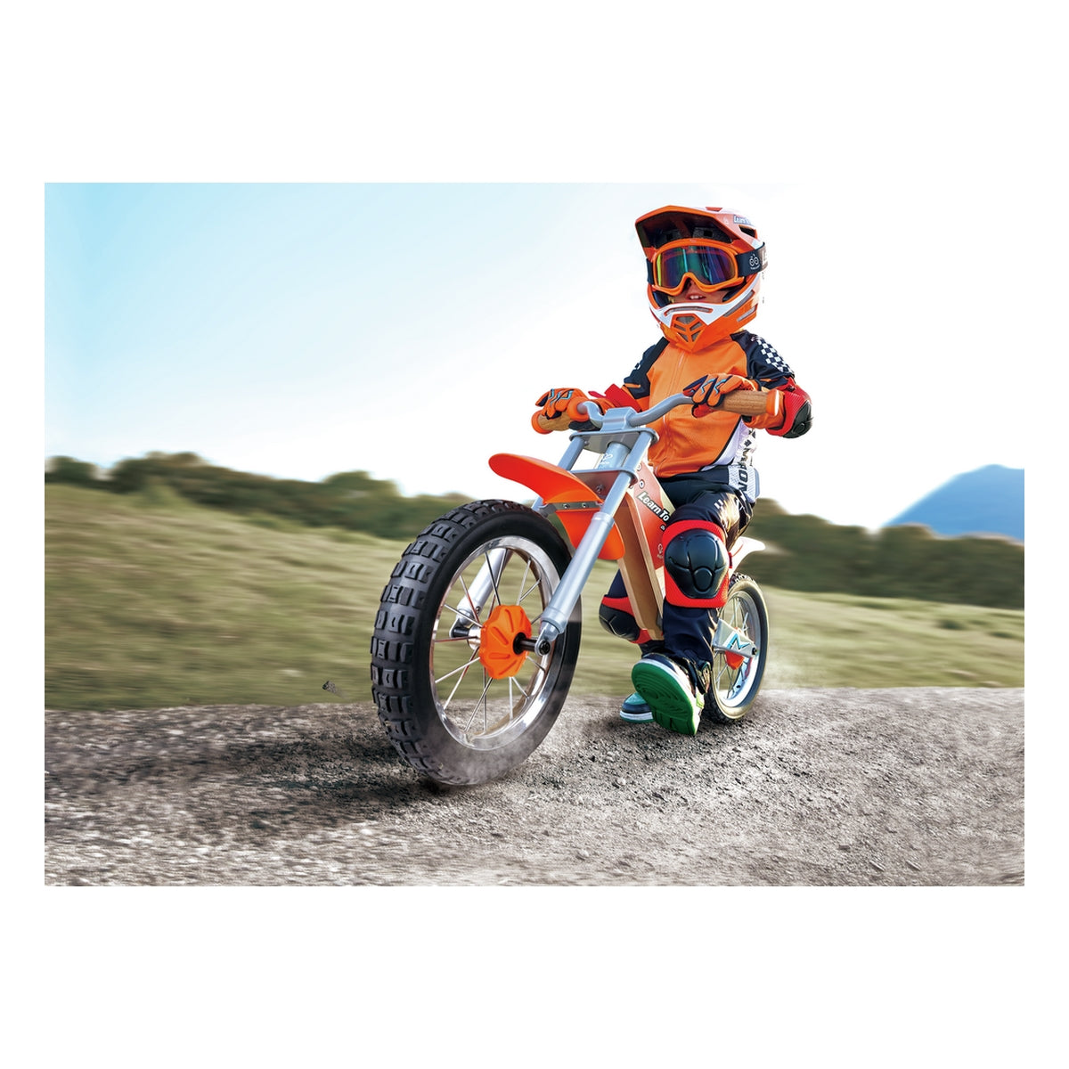 moto da cross - bicicletta da equilibrio