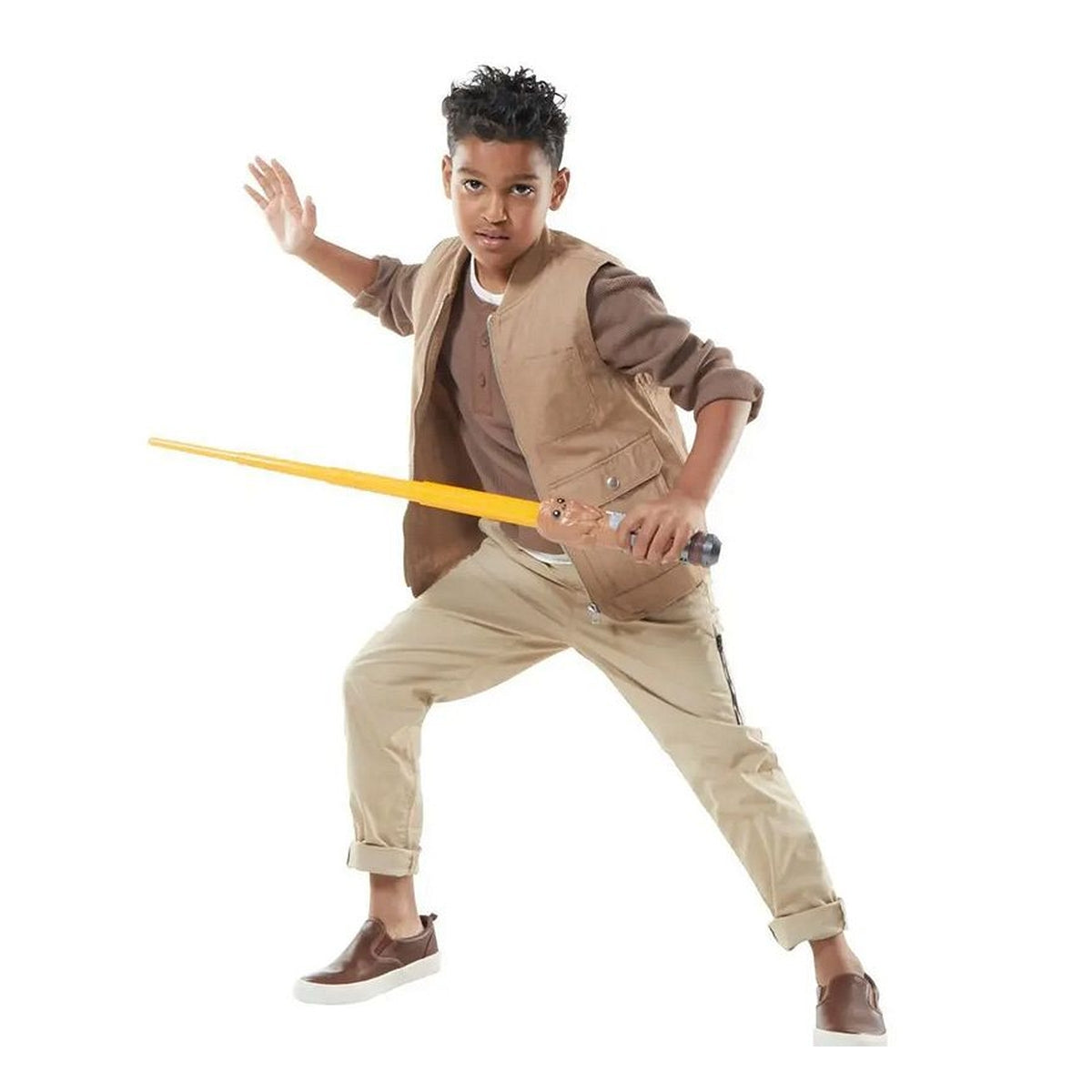 star wars - lightsaber squad - spada laser telescopica 50cm chewbacca