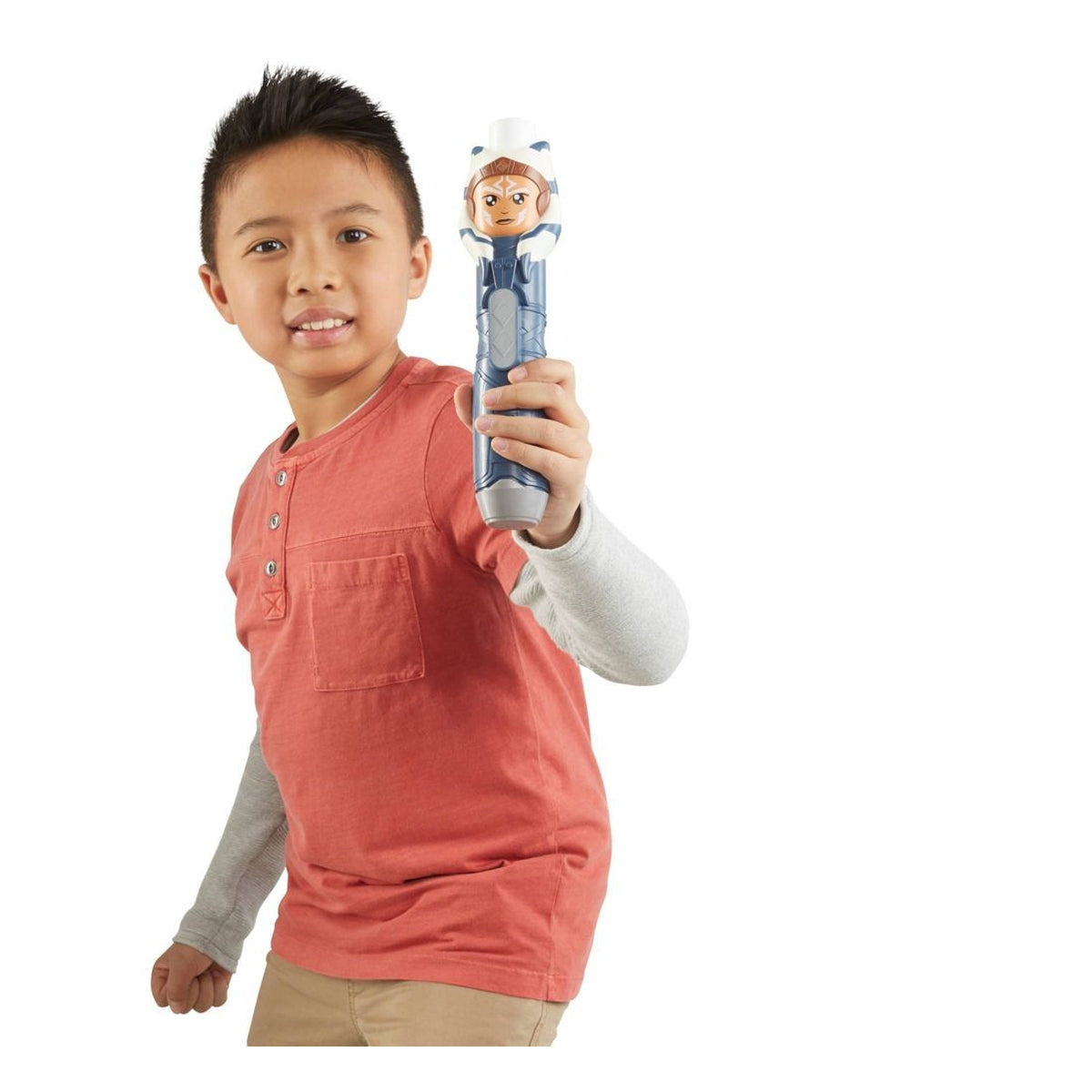star wars - lightsaber squad - spada laser telescopica 50cm ahsoka tano