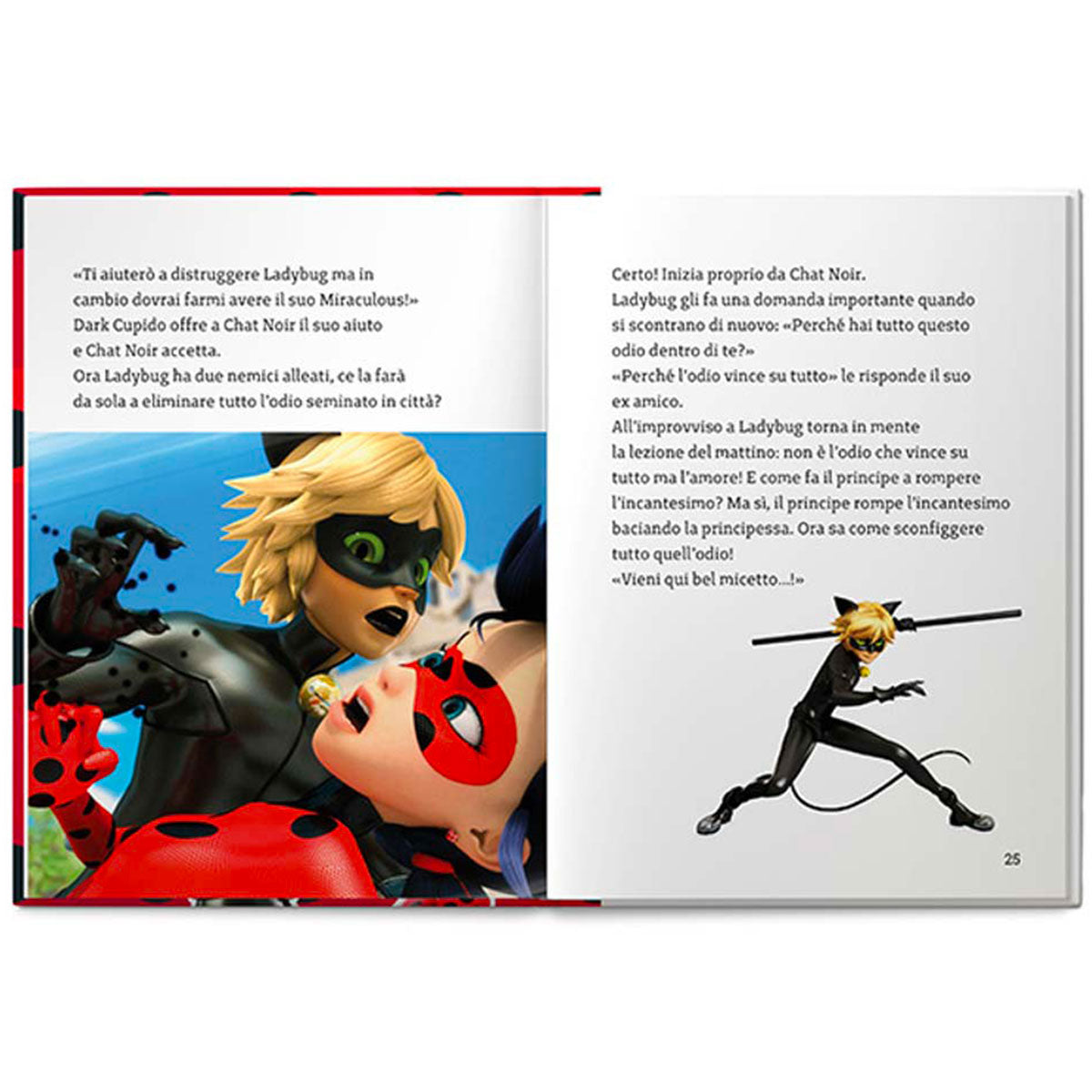 faba raccontastorie  - le avventure di ladybug e chat noir: dark cupido - libro con storia