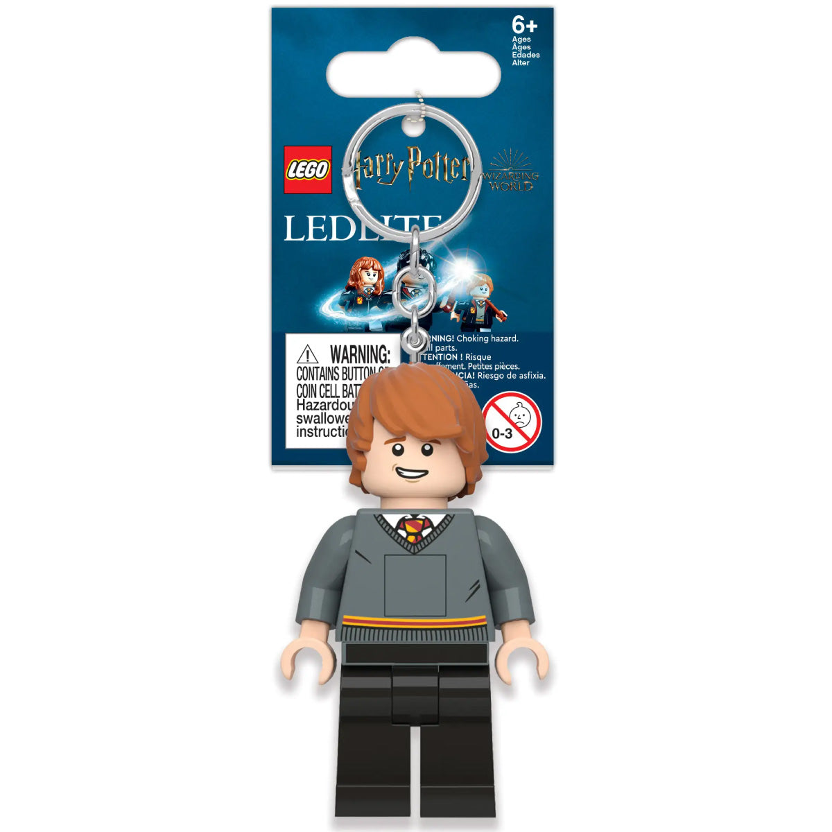 Gadget ke200h harry potter ron portachiavi con torcia led