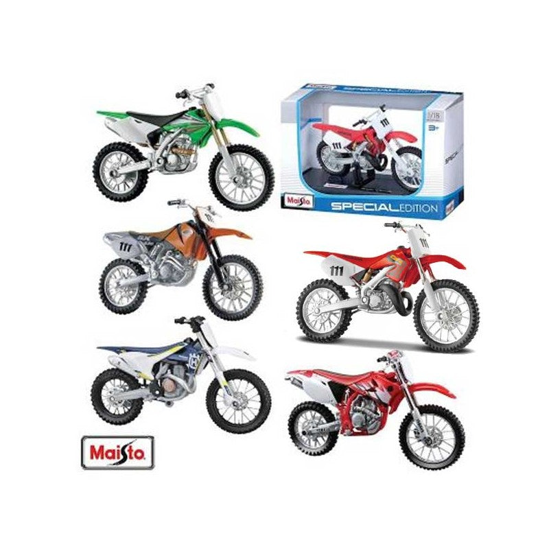 moto cross 1:18 - modello assortito