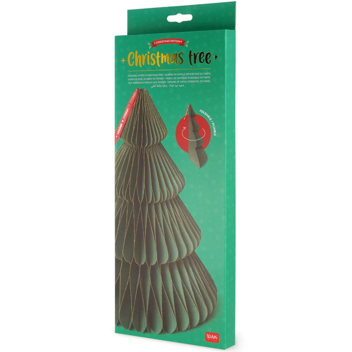 christmas tree - large - decorazione di natale a nido d'ape