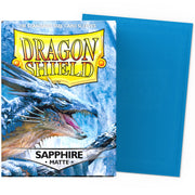 dragon shield standard sleeves - sapphire matte (100 bustine protettive)