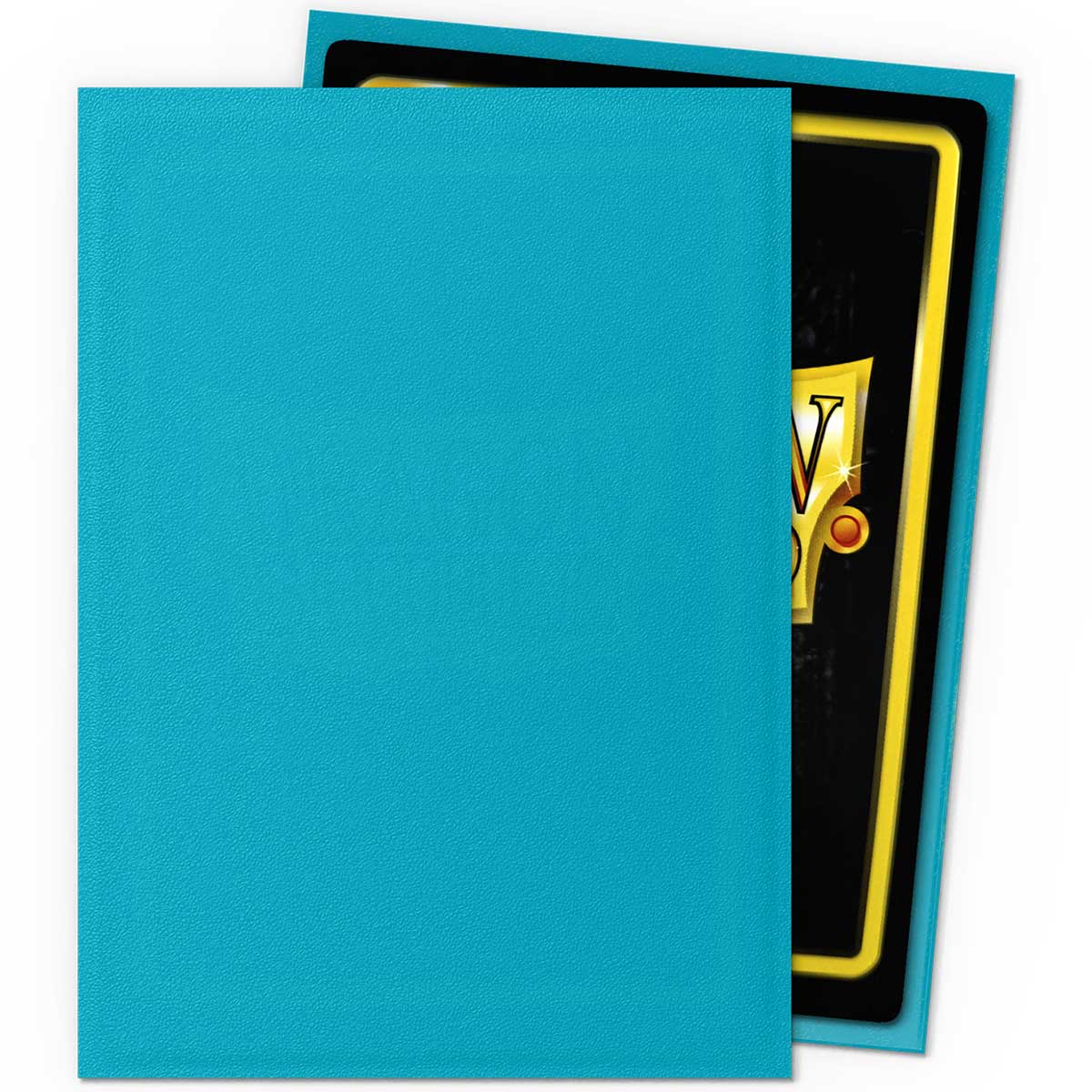 dragon shield standard sleeves - turquoise matte - players' choice  (100 bustine protettive)