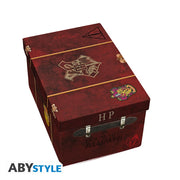 harry potter - premium pack - tazza calderone + portachiavi 3d + spilla in metallo